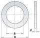 CMT Anneau réducteur pour lame de scie D=25,4x20x1,4mm