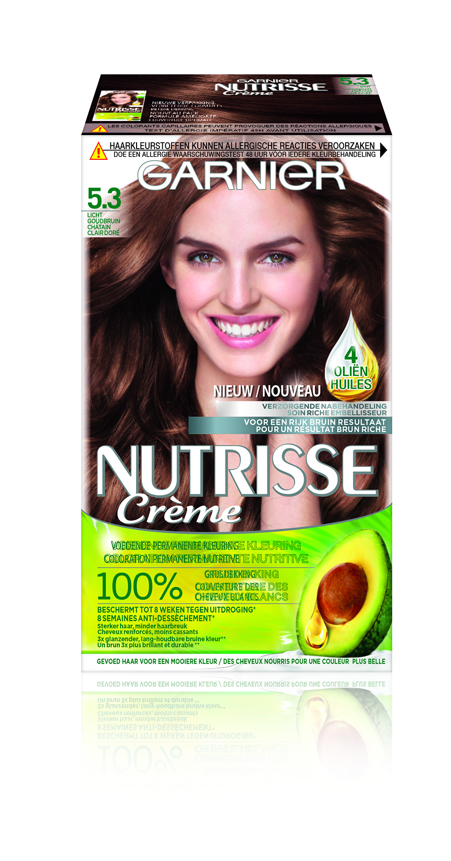 Garnier Crème Nutrisse Crème 53 - Licht Goudbruin - Haarverf bruin