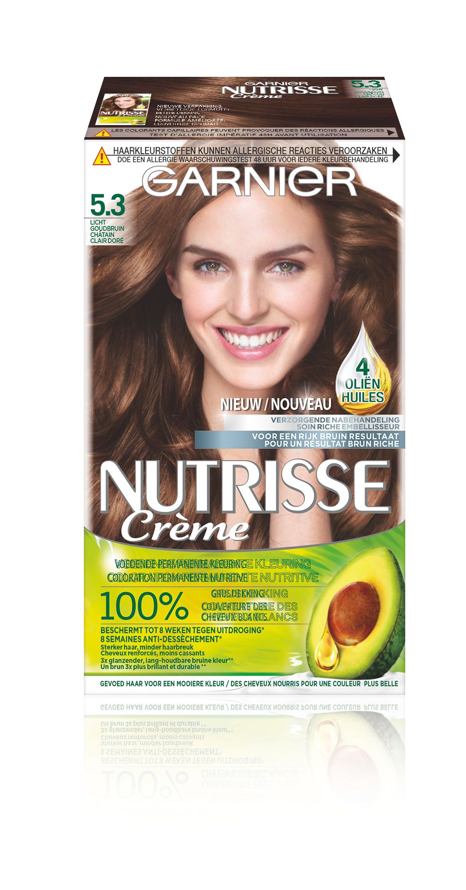 Garnier Nutrisse Crème 53 - Licht Goudbruin - Haarverf