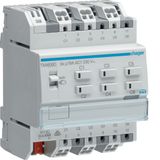 Hager TXA606D Montage op DIN-rail Aandrijving voor jaloezie/rolluik 6 kanalen Wit