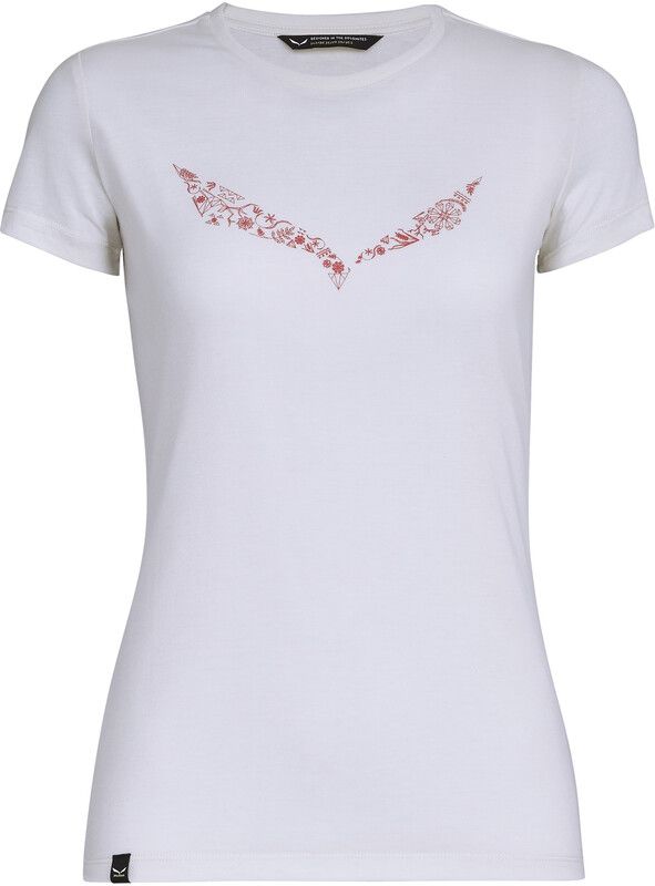 SALEWA Solid Dry SS Tee Women - white - 4053865961128