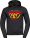 Berik The New Eye Hoodie, Black/Orange/Red, 3XL