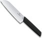 Victorinox Swiss Modern Santokumes 17cm - Black - Dimples