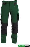 DASSY 200980 Dynax Werkbroek met stretch en kniezakken - Groen