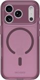 DECODED Housse transparente - Convient pour iPhone 18 Pro Max / 17 Pro Max - Convient pour MagSafe - Protection contre les chutes jusqu'à 3 mètres - Anti-jaunissement - Bleu givré
