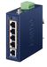 PLANET IP40 Taille compacte Industriel Non géré Fast Ethernet (10/100) Bleu