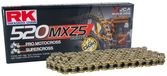 France Equipement hoco parts b.v Chaîne de transmission FE pour moto cross 118 maillons Pas 520 GB520MXZ5 or Neuf