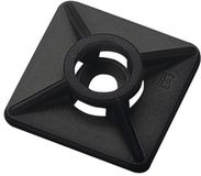 Weidmüller CBH 19/19 BLACK Bevestigingssokkel Kabelbinder 1697950000 Bundel-Ø (bereik) 8 mm (max) 4-voudige invoeging Zwart 100 stuk(s)
