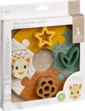 Vulli Sophie de Giraf - Mijn Eerste Puzzel - Beige Geschenkdoos