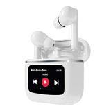 Stereo Cool Touch Stereo Bluetooth-hoofdtelefoon, LCD, wit