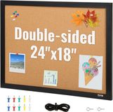 VEVOR Kurkbord 24" x 18" met Houten Frame