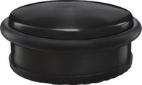 Protect-it Deurstopper/deurbuffer - Zwart - RVS - 10 cm