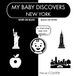 My Baby Discovers New York - Black and White Baby Book