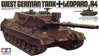 Tamiya Modelbouwpakket Militaire voertuigen - 35112 BW MBT Leopard 1A4 with 1 Figure Plastic - 1:35 - Modelbouw