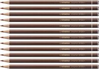 STABILO - Premium kleurpotloden - Original - 12 Stuks - Rood Ombra Gebrand