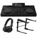 AlphaTheta XDJ-AN + casque Devine PRO 4000 et support pour ordinateur portable
