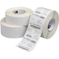 Zebra Z-Perform 1000T - Papier - mat - permanente acryl kleeflaag - niet-gecoat - geperforeerd - 130 micron - wit - 102 x 149 mm 2570 etiket(ten) kettingetiketten