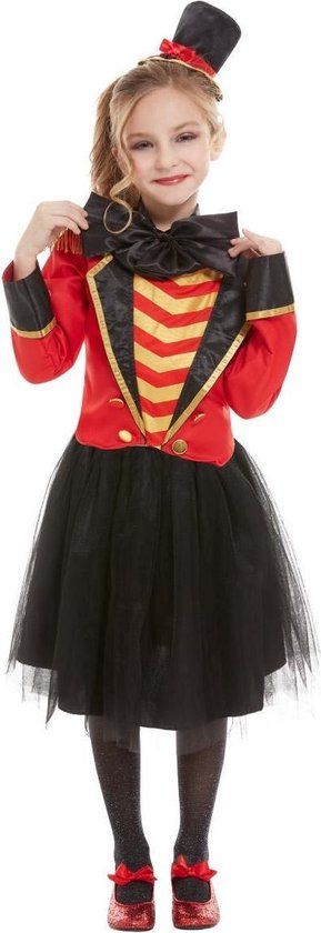 SMIFFY'S - Luxe circusdirecteur kostuum voor meisjes - 116/122 (4-6 jaar)