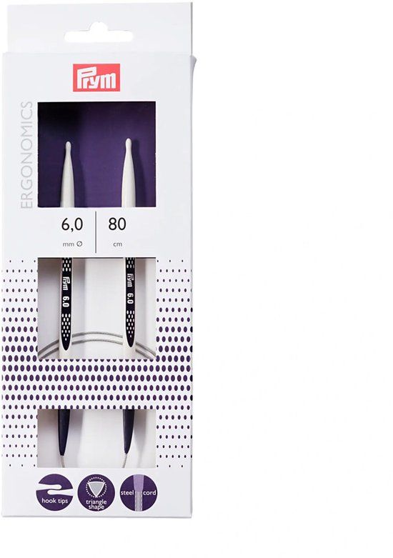 Prym Rondbreinaald Ergonomisch 6,00/80 215808