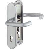 HOPPE 3898733 Paris-DIN-norm veiligheidsdeurklinkset 92 mm mat roestvrij staal