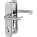 HOPPE 3898733 Paris-DIN-norm veiligheidsdeurklinkset 92 mm mat roestvrij staal
