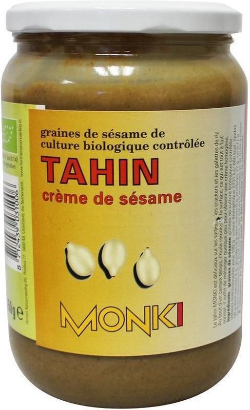 Monki Tahin Zonder Zout 650gr