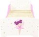Ballerina Peuter Bed - 70 x 140cm - Roze/Wit - Inclusief lattenbodem
