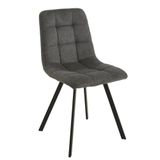 CALICOSY - Set van 4 gestoffeerde stoelen - CHILLI
