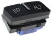 Volkswagen Bouton de serrure de porte - Convient pour Volkswagen Touareg 2011-2015 - Plastique - Noir et bleu