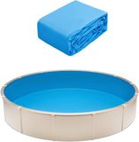 VEVOR Zwembadbekleding Blauw Vinyl 550x147cm