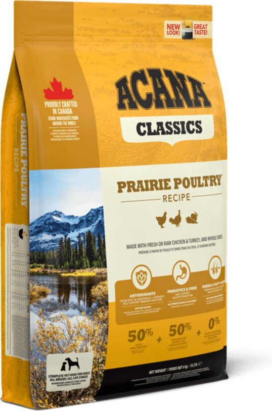 Acana Classics Prairie Poultry hondenvoer 17 kg