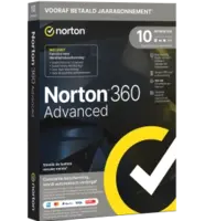 Norton 360 Advanced - 10 Apparaten - 1 Jaar - Met 200 GB cloudback-up