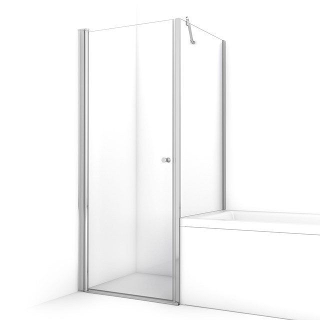 Maxaro Douchecabine met Badwand 80x75 cm - 6095815877880