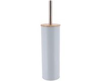 Tendance Bamboo Vibe Porte-brosse WC avec support - Bleu clair - D10 x H40 cm