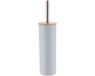Tendance Bamboo Vibe Porte-brosse WC avec support - Bleu clair - D10 x H40 cm