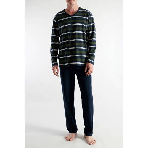 CECEBA pyjama Nevada donkerblauw/groen