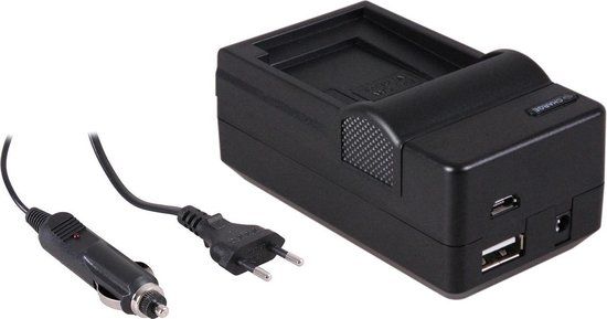 Patona 4-in-1 Acculader voor Canon NB-13L Accu - Zwart