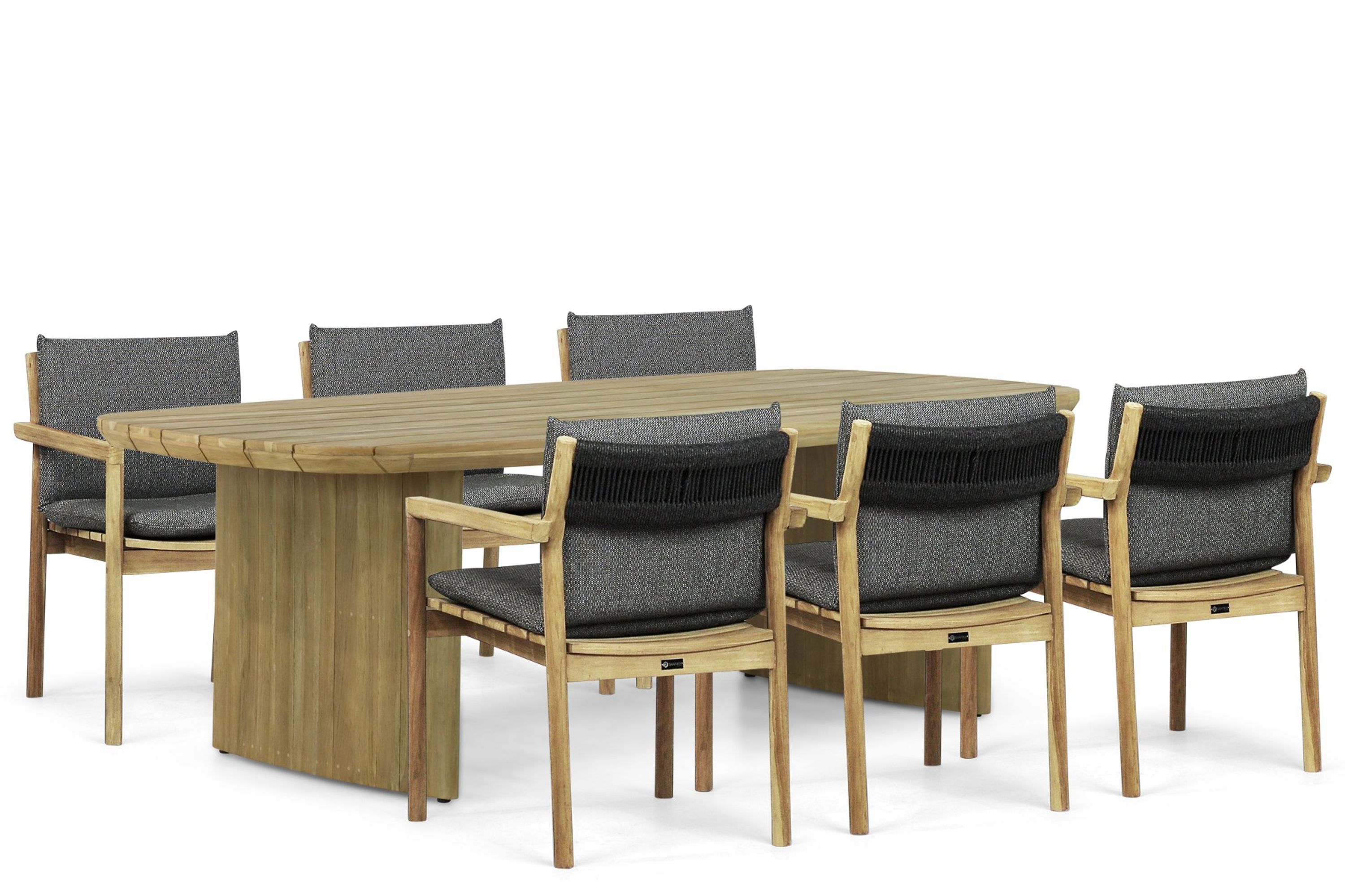 Santika Furniture Santika Suka/Falcon 240 cm dining tuinset 7-delig