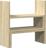 vidaXL Bureau Organizer 40x17x41 cm Bewerkt Hout Sonoma Eikenkleurig