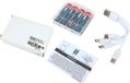 PowerSmart Batterie rechargeable Li-Ion AA pack de 4 1,5 V 4000 mWh avec connecteur de type C avec câble de recharge USB-C 4 en 1