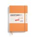 LEUCHTTURM1917 370635 Academische weekplanner 2025, medium A5, hardcover, 18-maanden-kalender, 80 g, gelinieerd, abrikoos