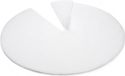 Decoris Kerstboomrok - wit - vilt - 100 cm