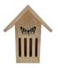 Dehner Natura Premium vlinderhuis Runa, insectenhotel, weerbestendig, insectenhuis/wilde vogel, nestkast voor vlinders, ca. 17 x 23 x 12 cm, van FSC-gecertificeerd grenenhout, bruin