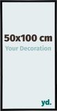 yd. Cadre photo 50x100 cm Noir Brillant Plastique Annecy