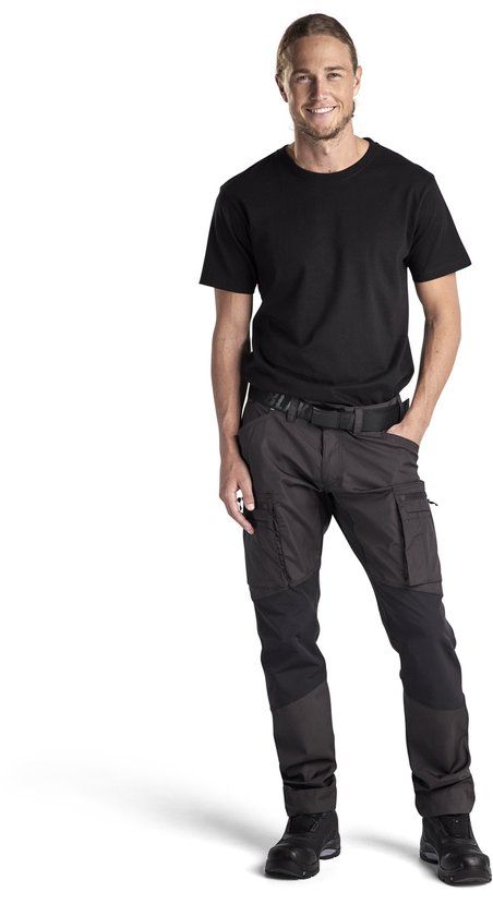 Blåkläder Service werkbroek stretch 1459-1146 - Donkergrijs/Zwart - C46