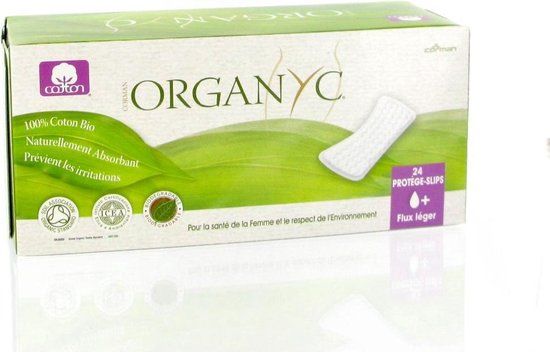 Organyc Inlegkruisjes Katoen Bio 24 - Ongeparfumeerd