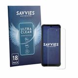 Savvies - Screenprotector voor Fossibot F112 Pro 5G - Folie Beschermfolie transparant 18 Stuks