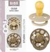BIBS Colour Fopspeen - 18-48 mnd - 2-pack - Rond - Vanilla/Dark Oak