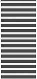vidaXL Zebra rolgordijn 105x200 cm stofbreedte 100,9 cm zwart