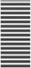 vidaXL Zebra rolgordijn 105x200 cm stofbreedte 100,9 cm zwart